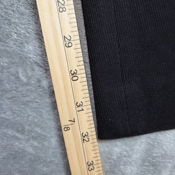 Lafayette 148 Pants Womens 10 Black Stretch Wool Menswear Career Trousers - Picture 10 of 11